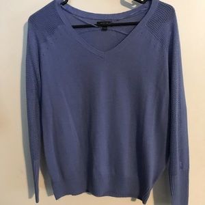 Light blue/kind of purple sweater! Super cute!